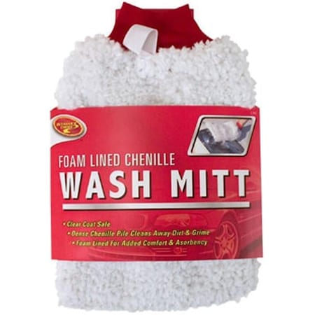 Clean Rite Clean Rite 2-302 Deluxe Chenille Wash Mitt 602245